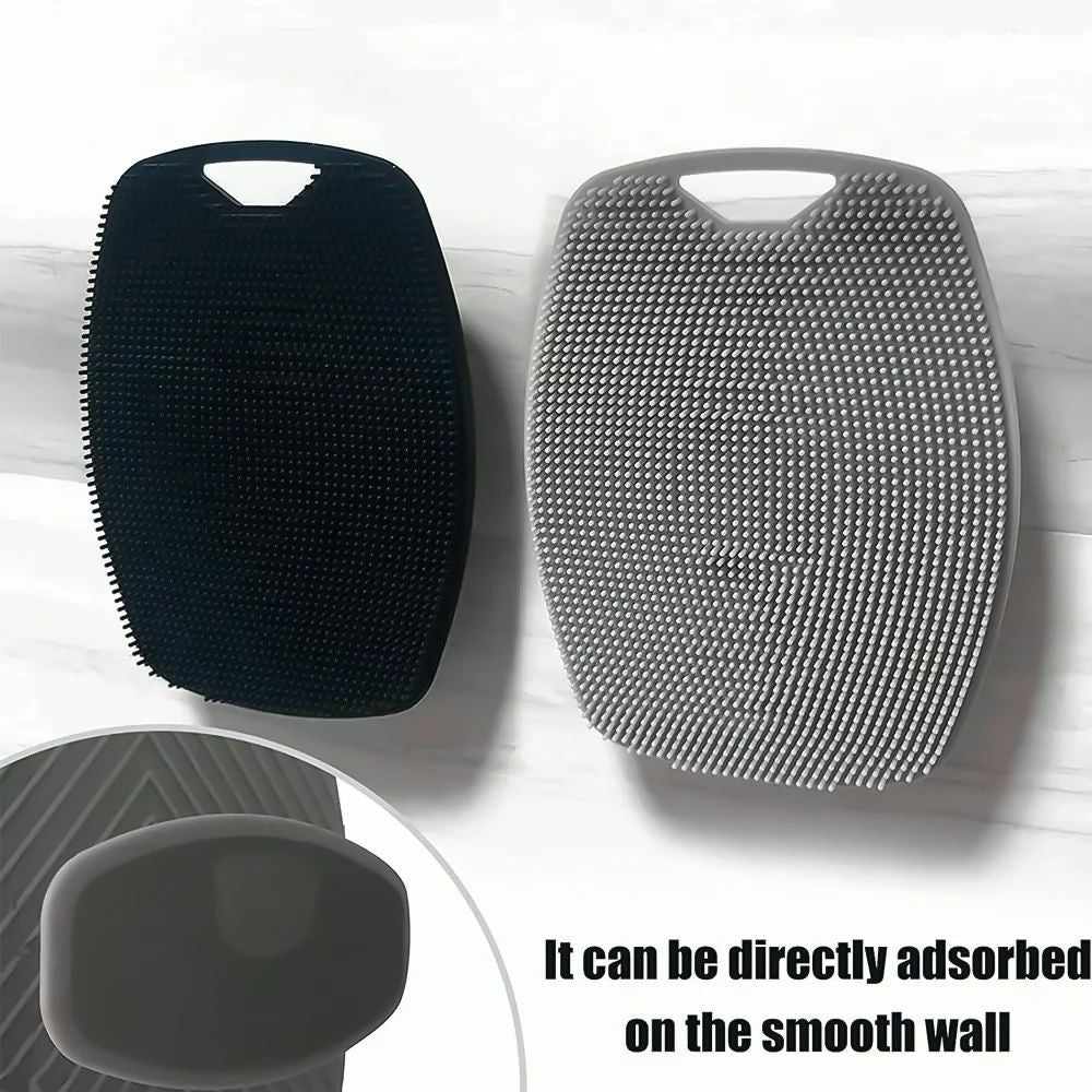 Oval Silicone Bath and Shampoo Brush
