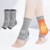 Graphene compression ankle sleeve front view