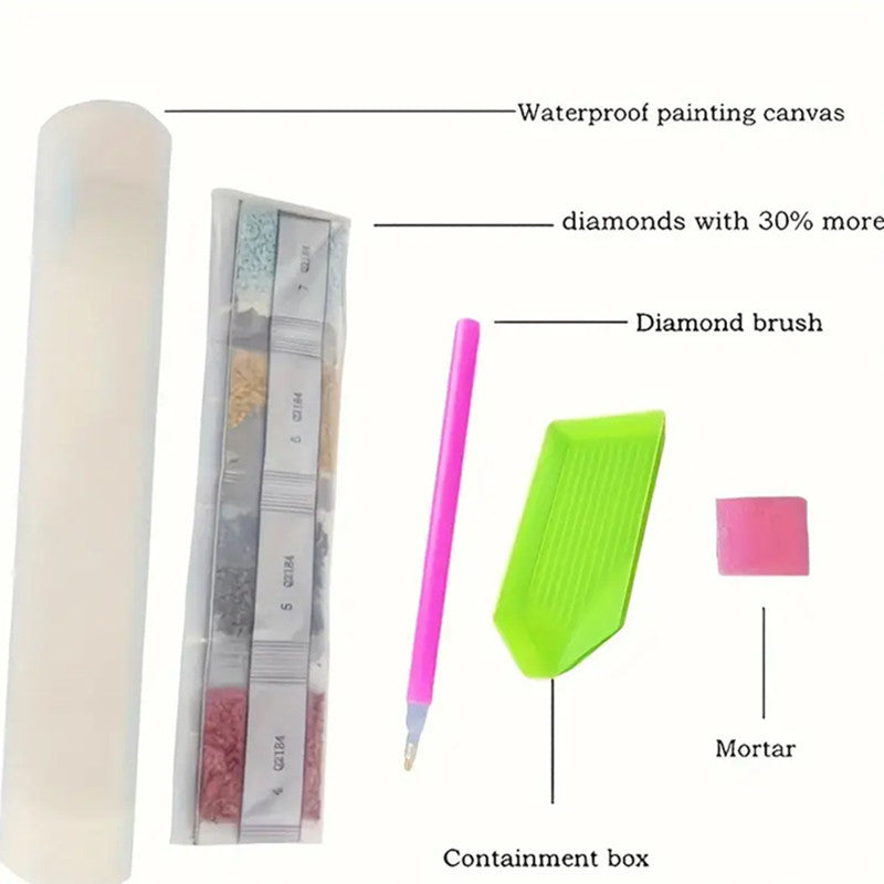 5D Round Drill Diamond Art Halloween Decoration DIY Craft
