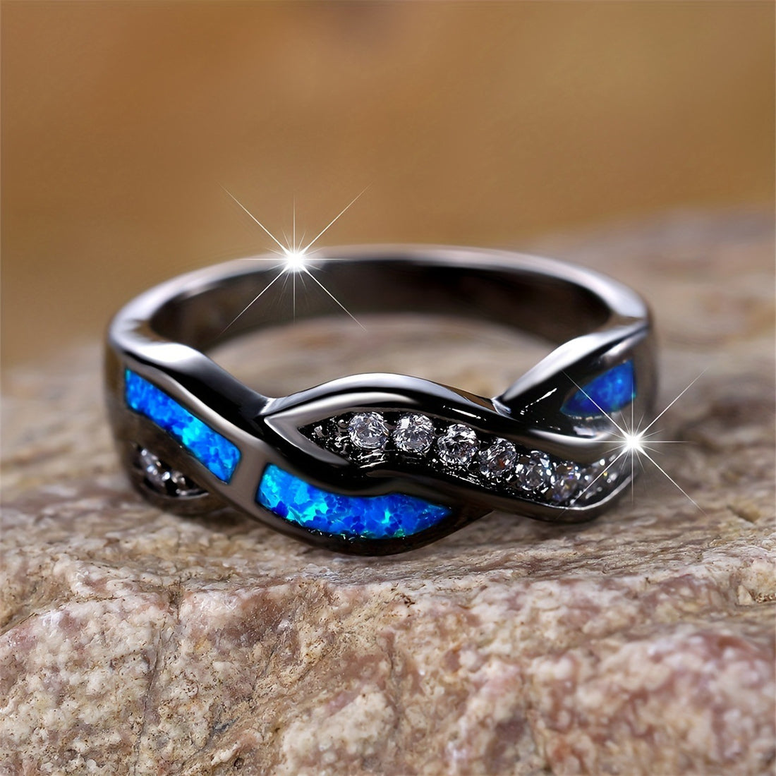 Twisted braid cross ring