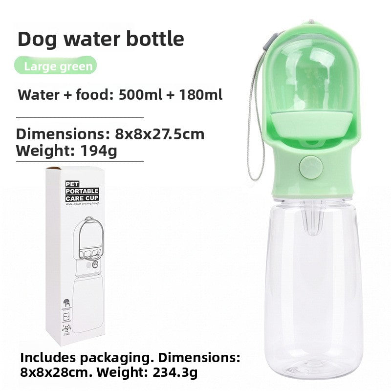 Dog drinking