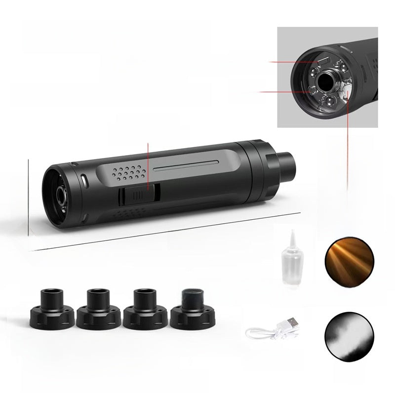 Tactical Luminous Sensor Flash Toy Gun Silencer with Spray Effect Accessories