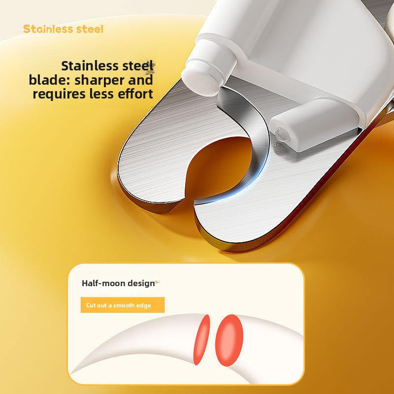 LED Light Pet Nail Clippers Ergonomic Safety Trimmer