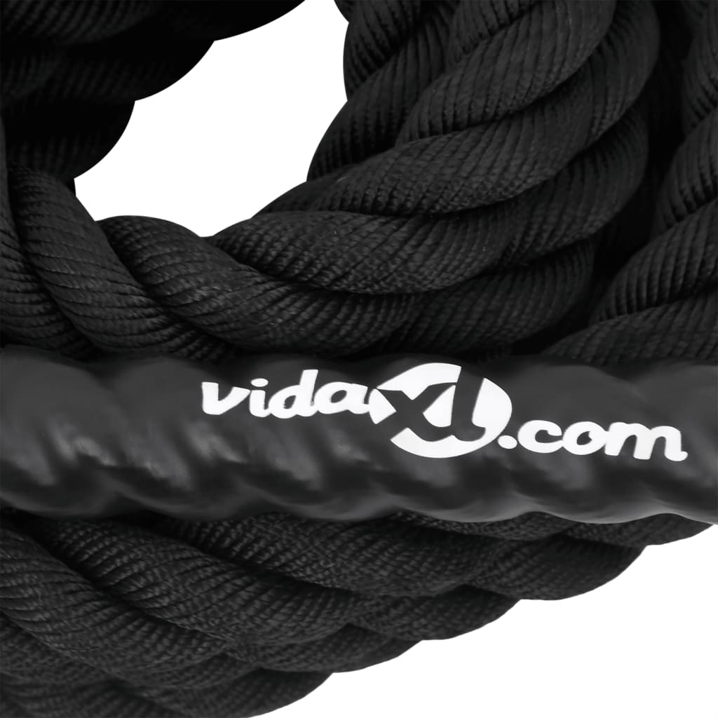 Battle rope used outdoors for training