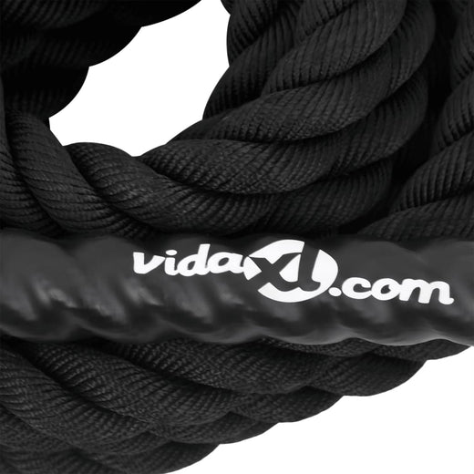 Battle rope used outdoors for training