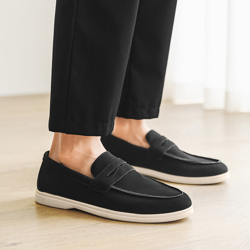 Men's Lightweight Suede Slip-On Casual Loafers
