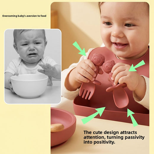 Baby Silicone Feeding Tableware Set