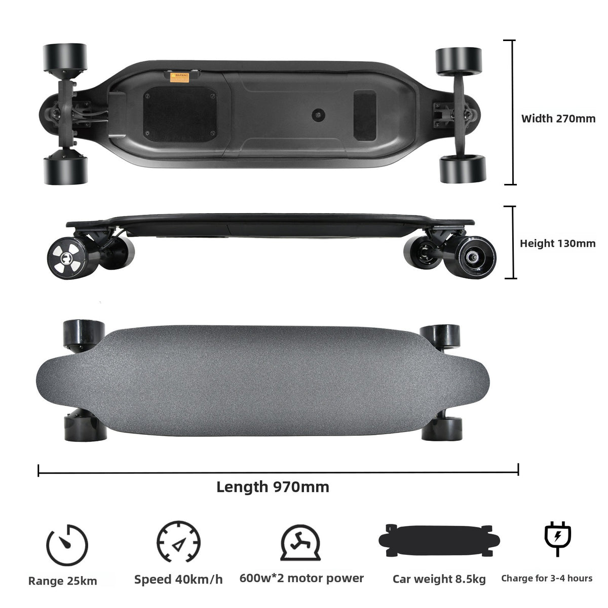 Hub Motor Electric Scooter with Remote Control