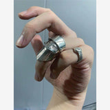 Silver Chariot Adjustable Cosplay Ring
