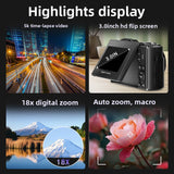 Retro 5K Flip Screen Digital Camera