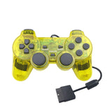P2 Wired Dual Vibration Transparent Game Controller