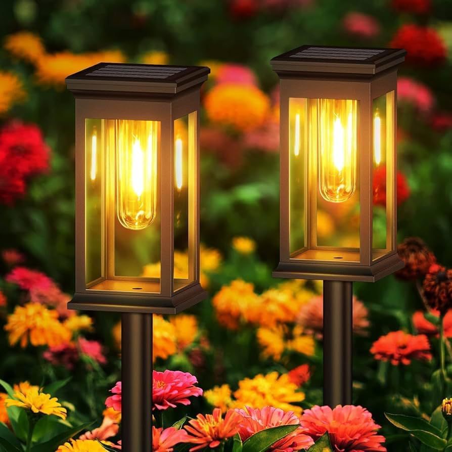 Solar Square Tungsten Wire Outdoor Garden Light
