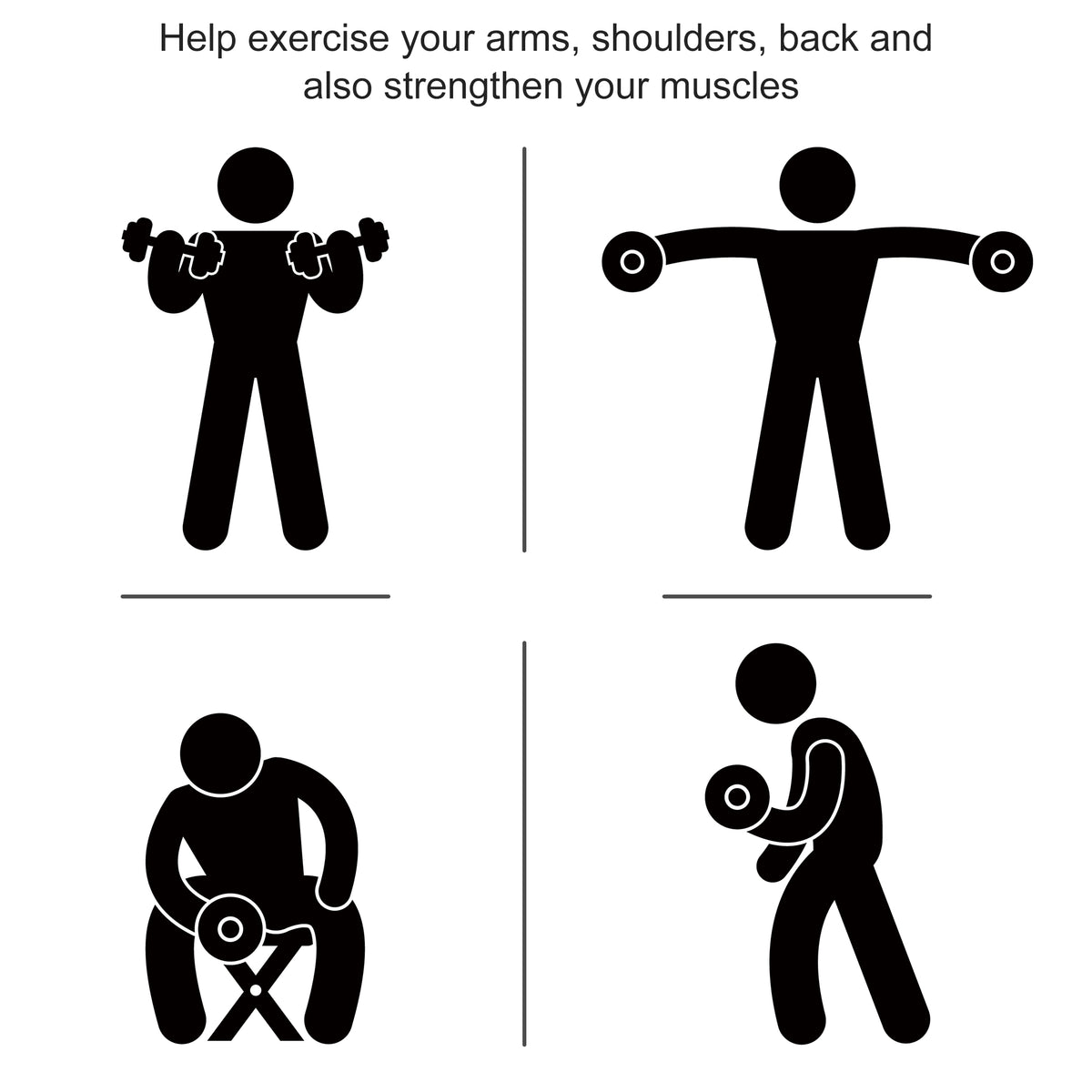 Hex dumbbell pair on rubber gym floor