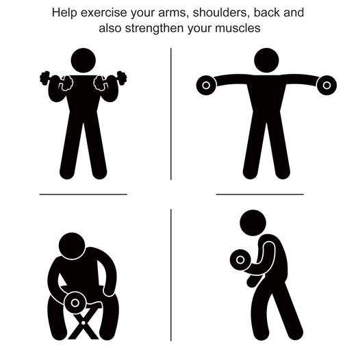 Hex dumbbell pair on rubber gym floor