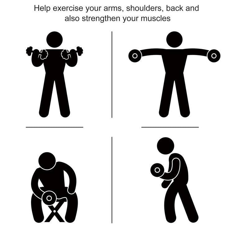 Hex dumbbell pair on rubber gym floor