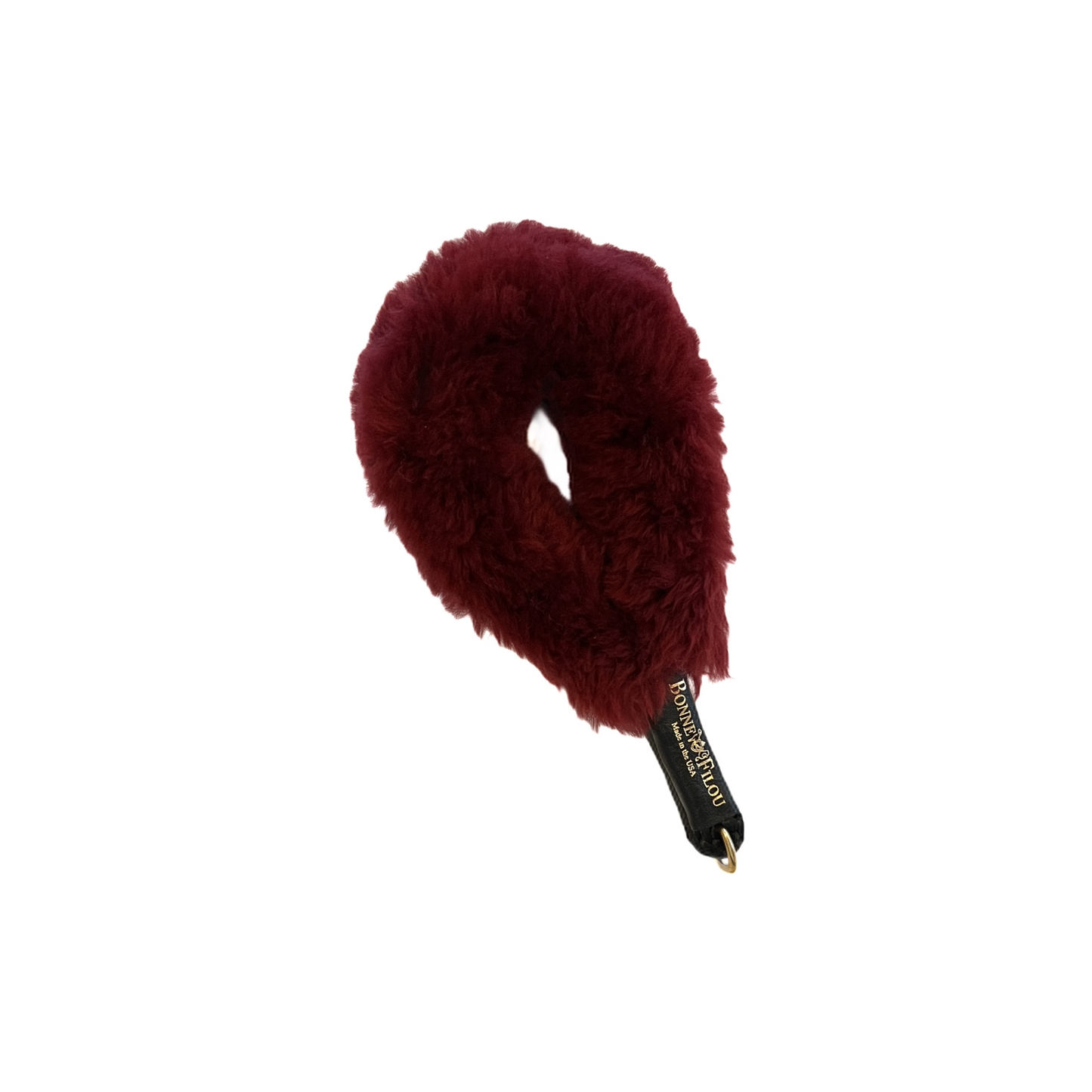 Bonne et Filou Shearling Fur Dog Leash Grip