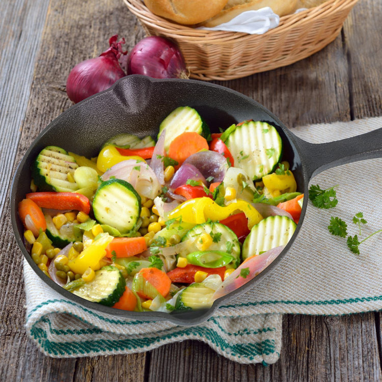 3-Piece Cast Iron Skillet Set alternate angle