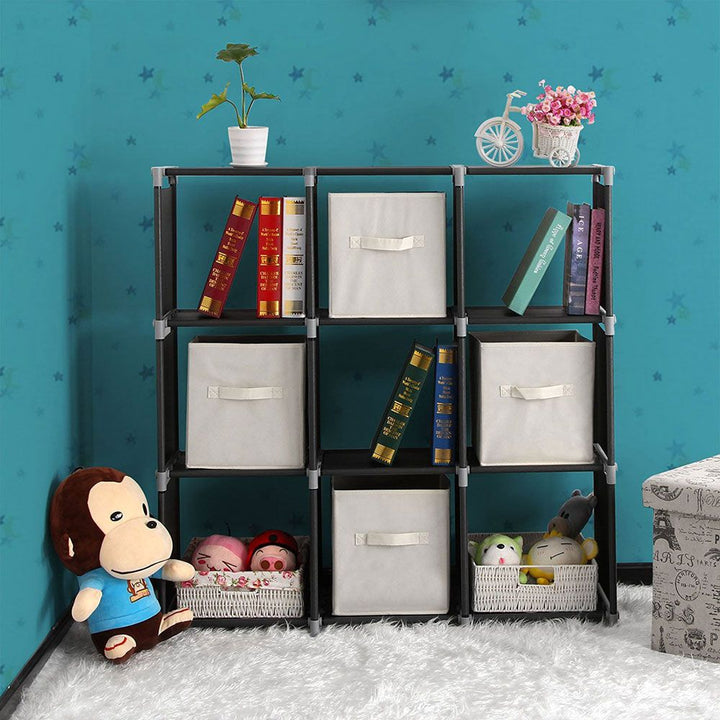 3-Tier 9-Cube Storage Organizer Shelf main product view for 9-cube storage organizer shelf shoppers