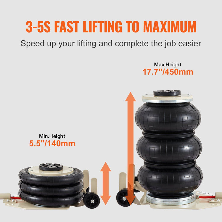 3-Ton Triple Bag Air Jack product photo
