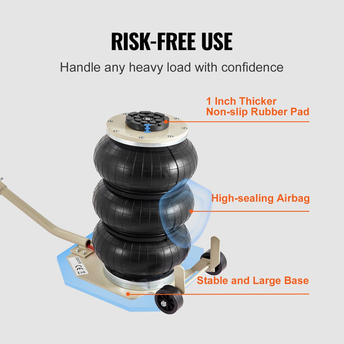 3-Ton Triple Bag Air Jack product photo
