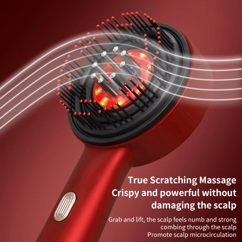 Hair renewal device vibration massage detail