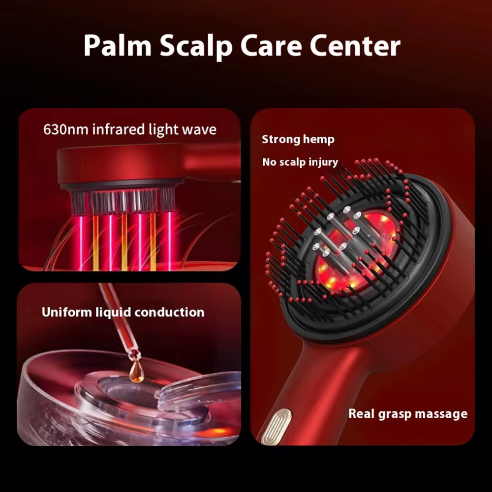 Hair renewal device oil applicator close-up