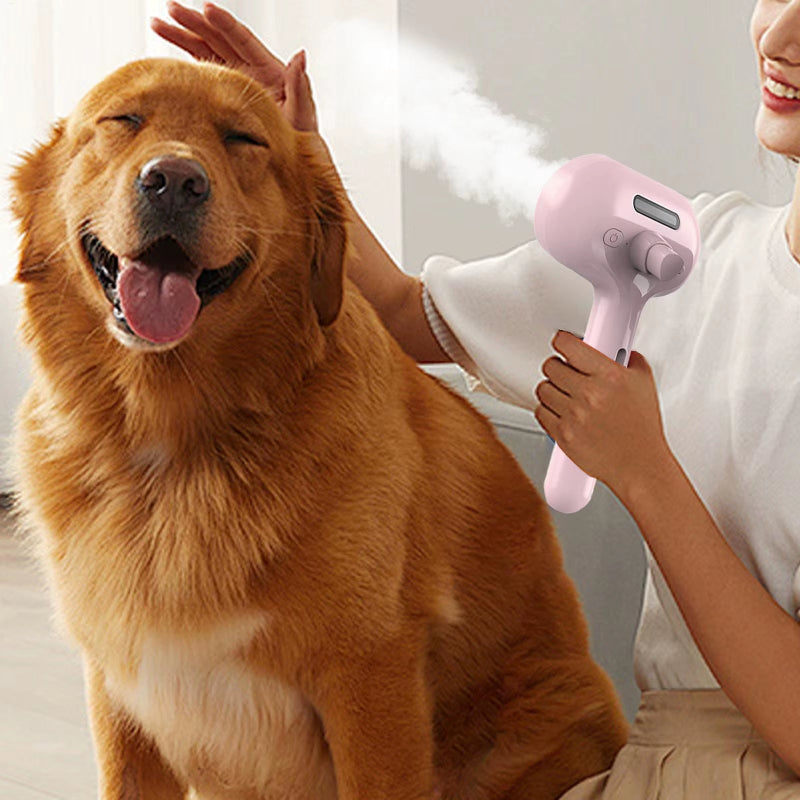 3-in-1 pet grooming brush for dogs and cats, top view