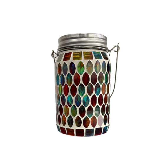 Solar Mosaic Peacock Light Glass Bottle Decor product image 6