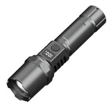 Rechargeable Zoom LED Flashlight with Digital Display