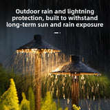 Solar Powered Waterproof LED Mushroom Lawn Light