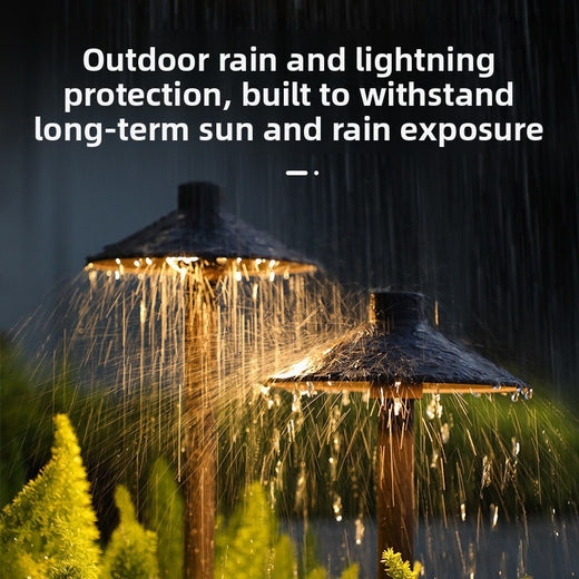 Solar Powered Waterproof LED Mushroom Lawn Light