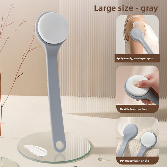 Long Handle Back Lotion Applicator Brush Gray, image 5 of 5