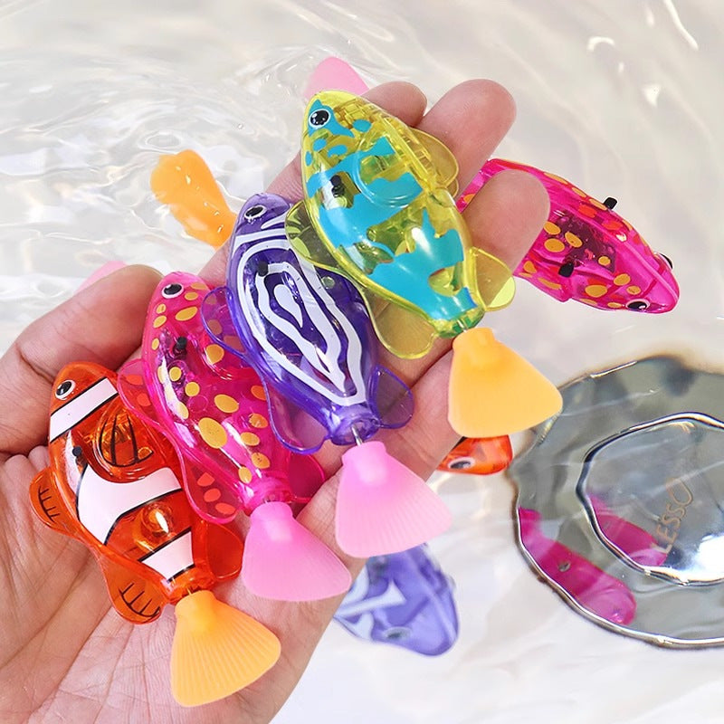 Electric Swimming Fish Toy with Music and Lights