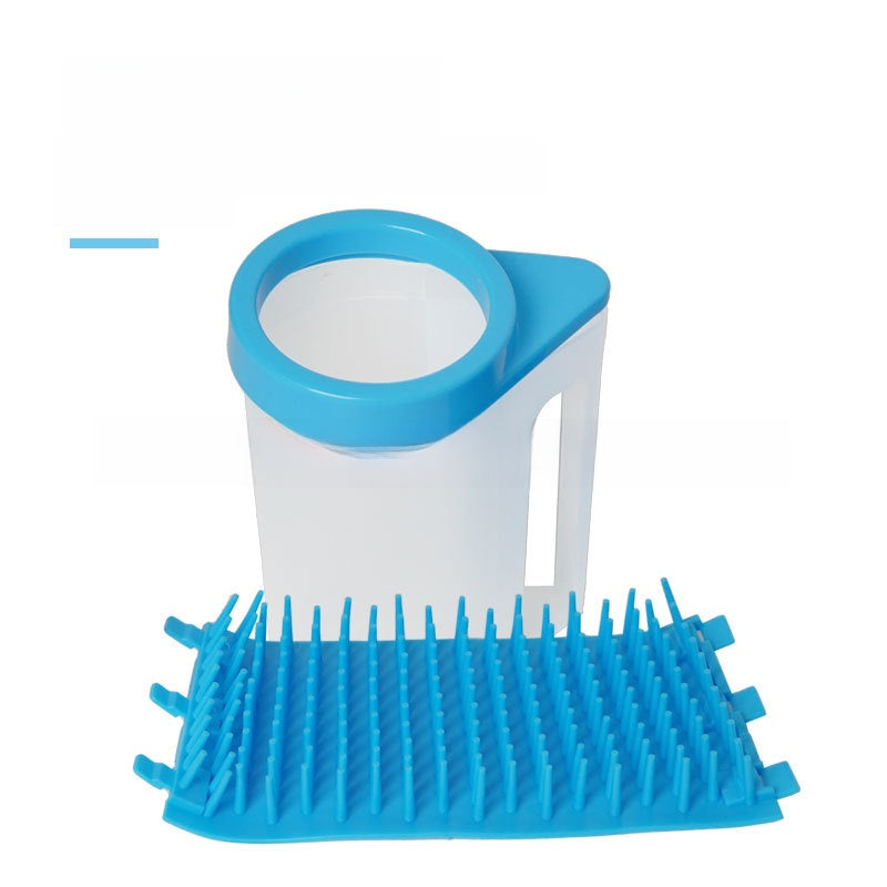 Portable Silicone Bristle Pet Paw Cleaner Cup for Dogs and Cats