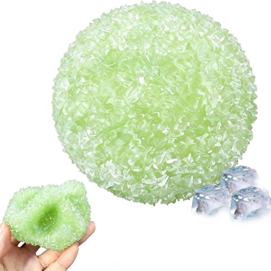 Crunchy squishy textured stress ball fidget toy, photo 2