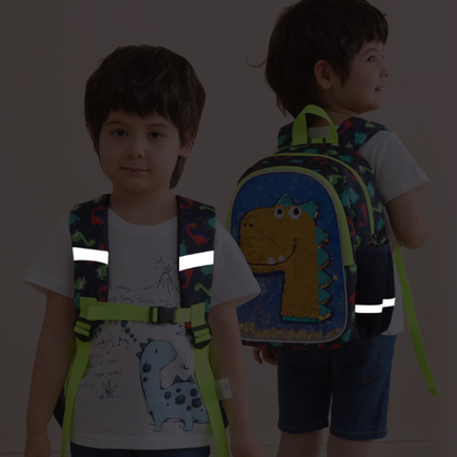 Sunveno Reversible Sequin Dinosaur Kids Backpack