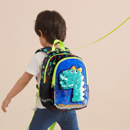 Sunveno Reversible Sequin Dinosaur Kids Backpack