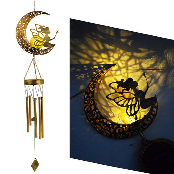 Solar Moon Wind Chime Lamp Garden & Outdoor product image 3