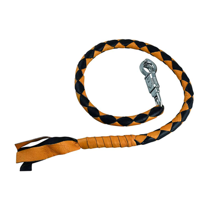Unik Premium Cowhide Leather Biker Get Back Whip