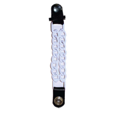 Unik Leather Vest Extender - White (Style 5755-14)