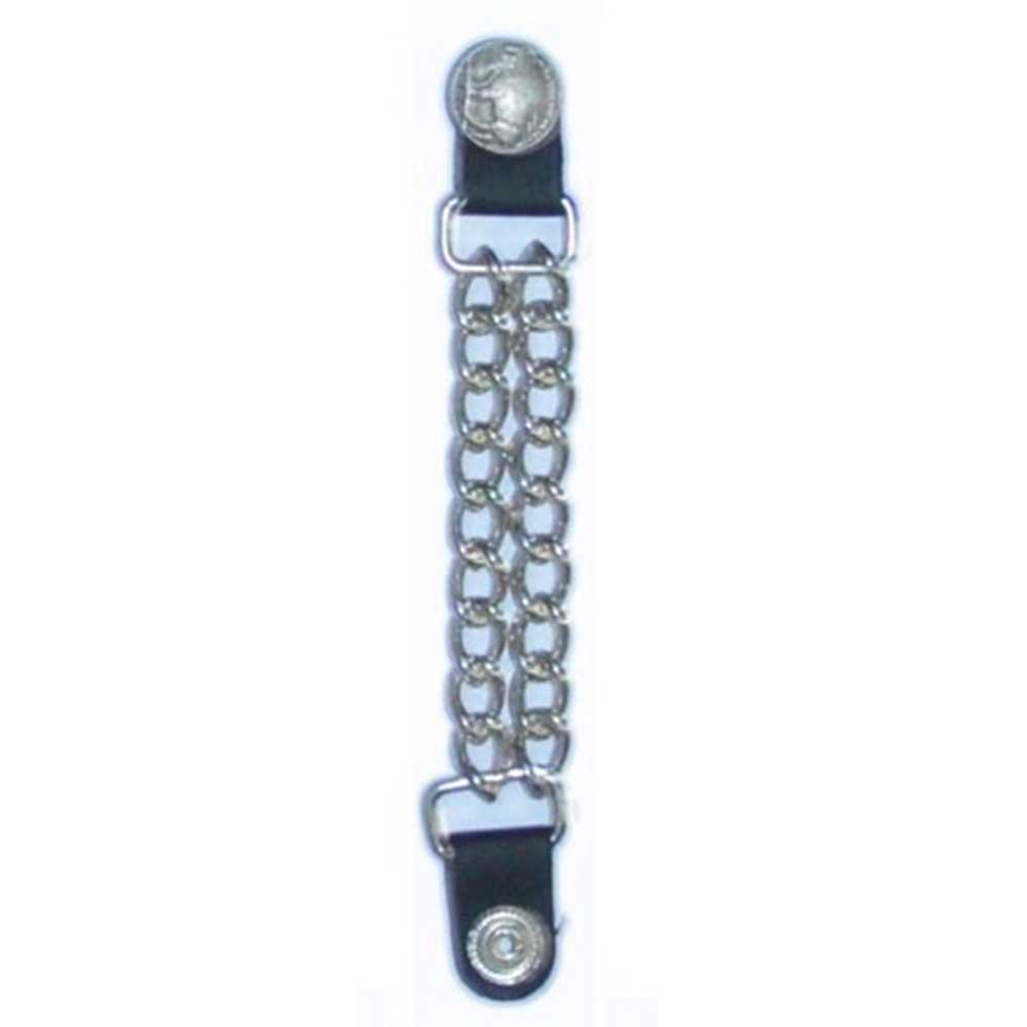 Unik Leather Vest Extender - Silver (Style 5755-BF)