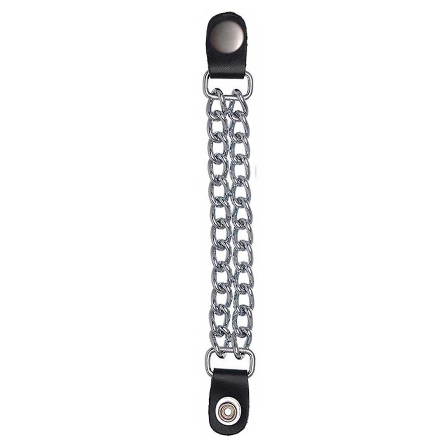Unik Leather Vest Extender - Silver Chain (Style 5770-BH)