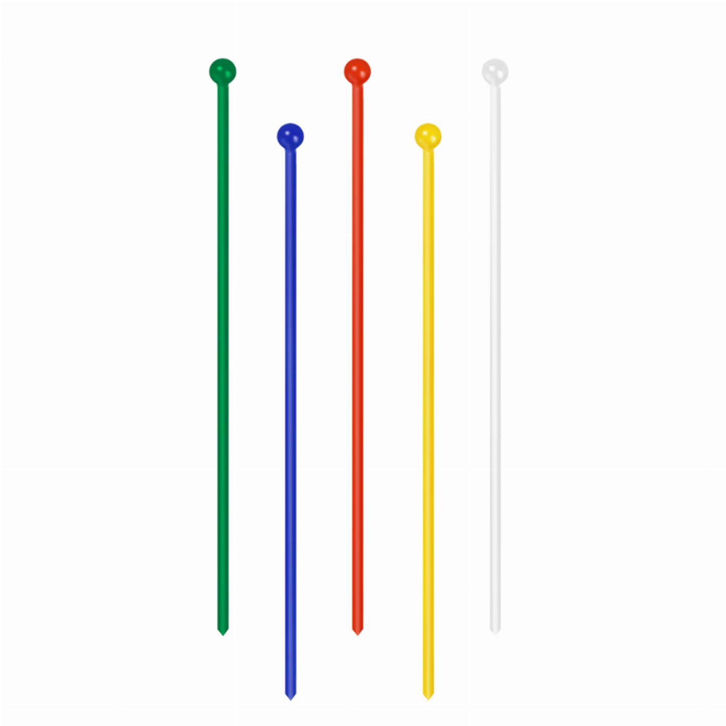 Plastic Cocktail Stir Rods, 40 Pack