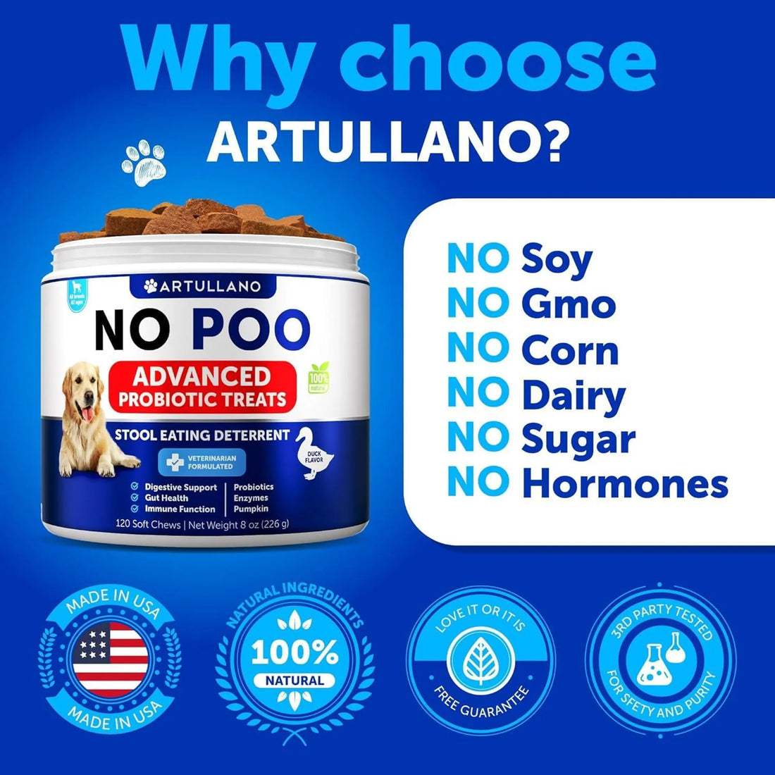 No Poo Chews for Dogs