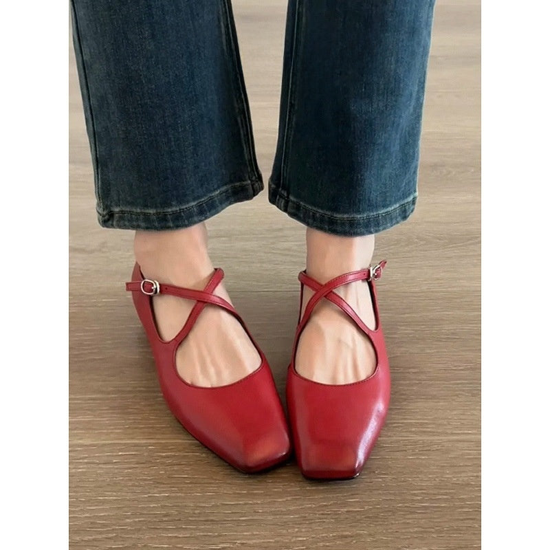 Women's Vintage Mary Jane Flat Shoes