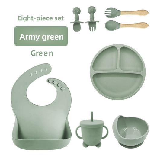 Baby Silicone Feeding Tableware Set