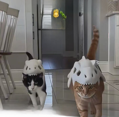 Dinosaur Skeleton Pet Headgear
