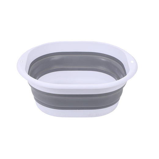 Foldable Portable Plastic Washbasin for Travel Outdoor Baby Bathing product image 5