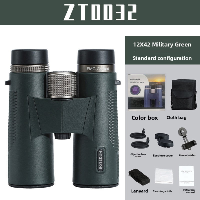 ED12X42 High Power Binoculars with Night Vision and Waterproof Feature