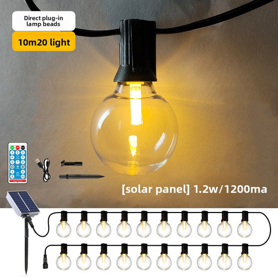 Solar Powered G40 Outdoor Decorative Light String Garden & Outdoor product image 4